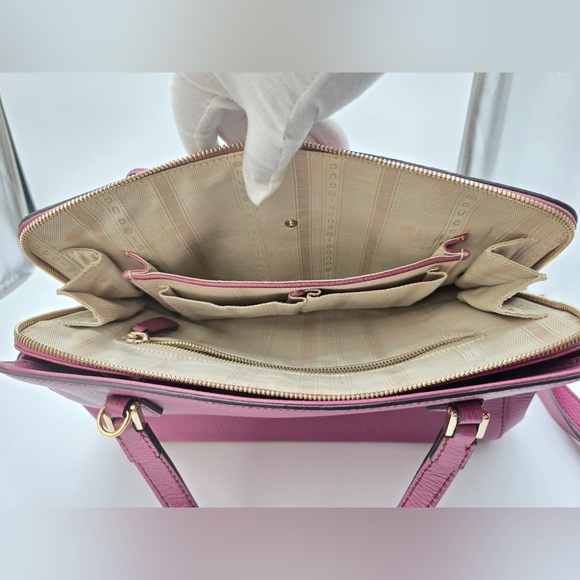 Authentic Gucci Lady Dollar top handle leather bag with strap - Picture 6 of 13